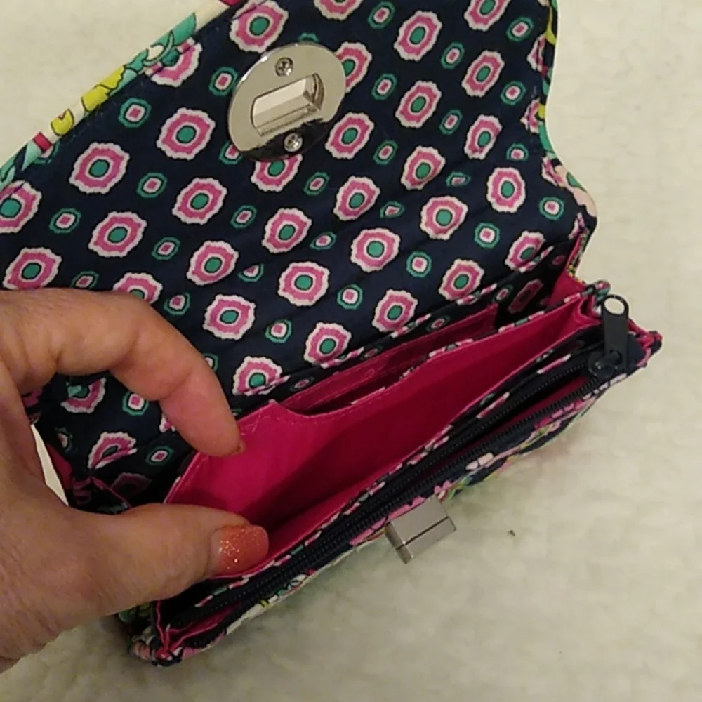 Vera Bradley Your Turn Smartphone Wristlet in Petal Paisley